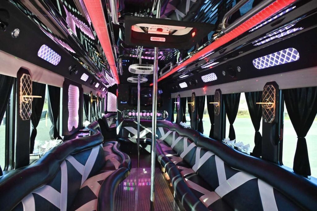 46 Passengers Club on wheels Party Bus Rental