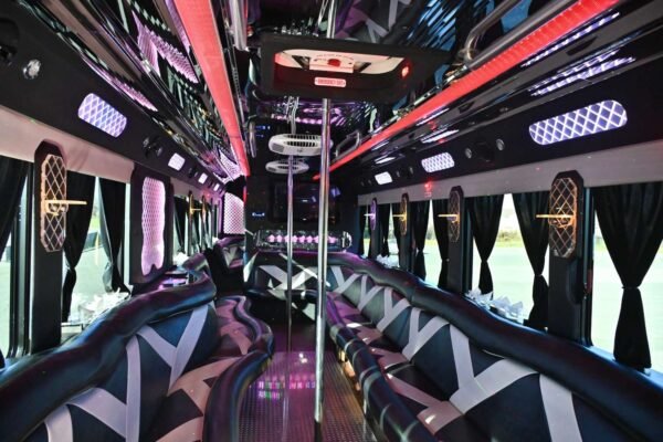 46 Passengers Club on wheels Party Bus Rental