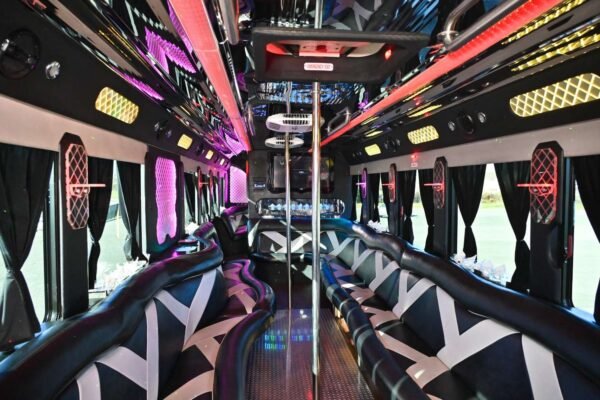46 Passengers Club on wheels Party Bus Rental