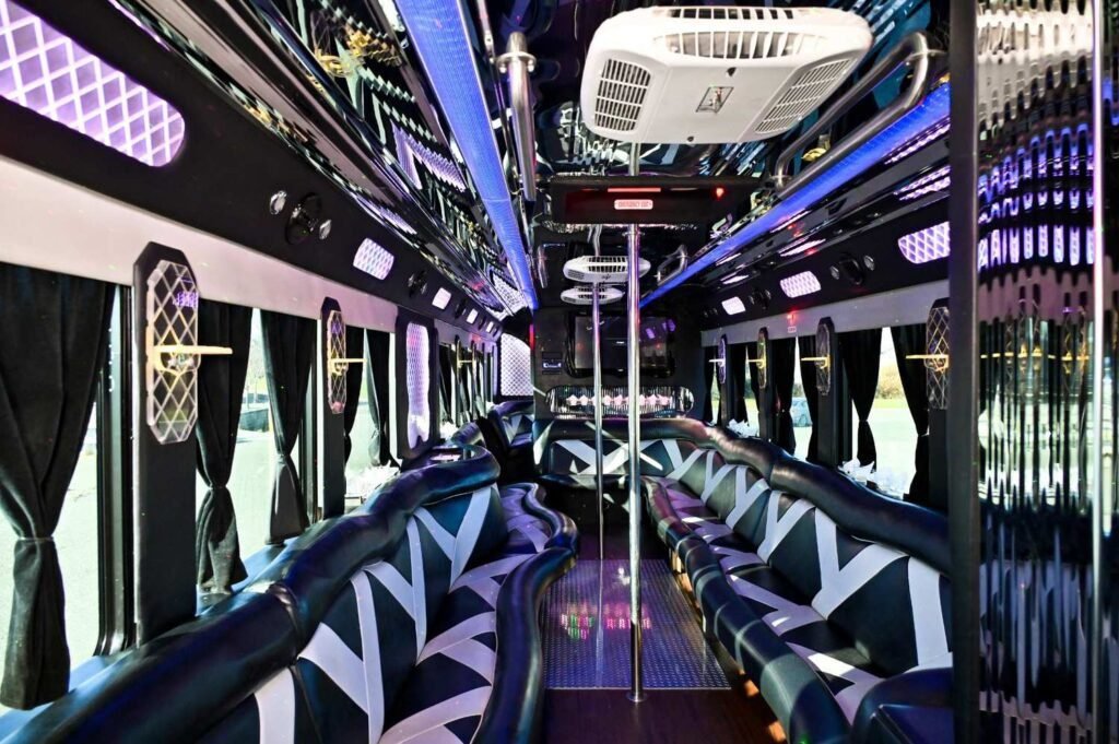 46 Passengers Club on wheels Party Bus Rental