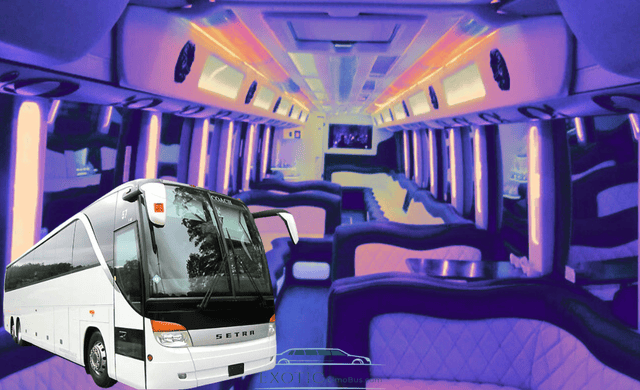 mercedes benz setra 60 passengers party bus rental