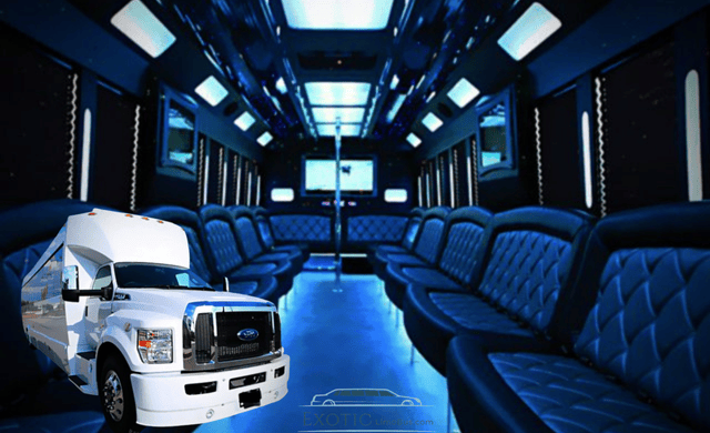 Tiffany 50 Passengers Party Bus Rental