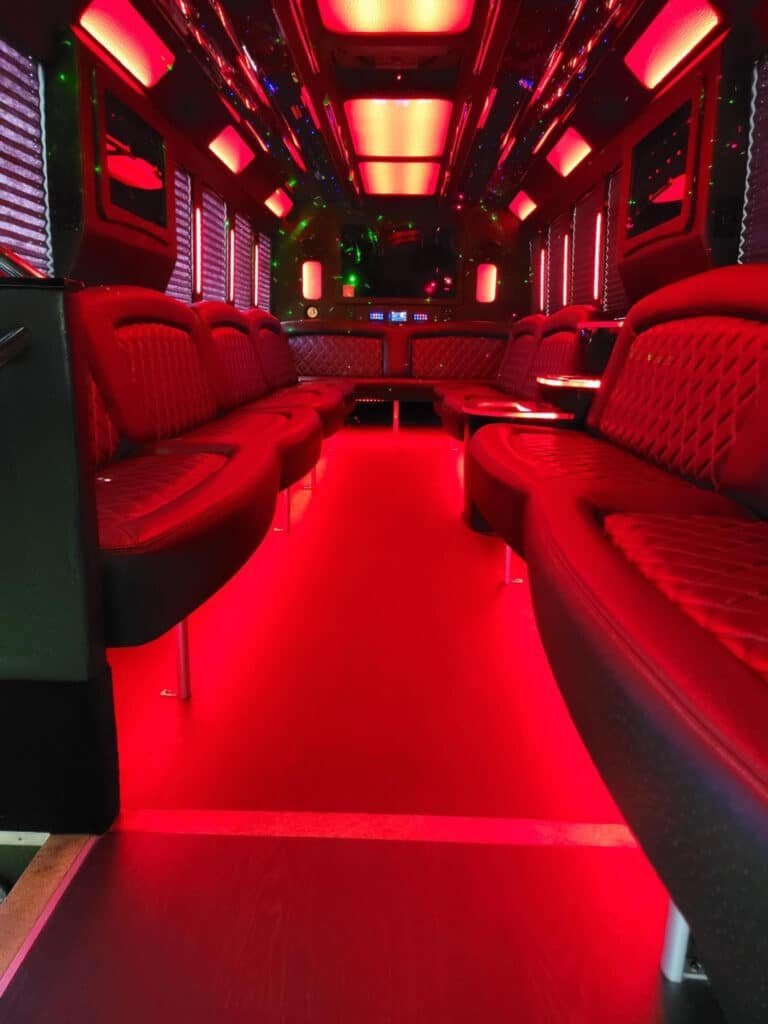 50 Passenger Party Bus Rental Ford F750