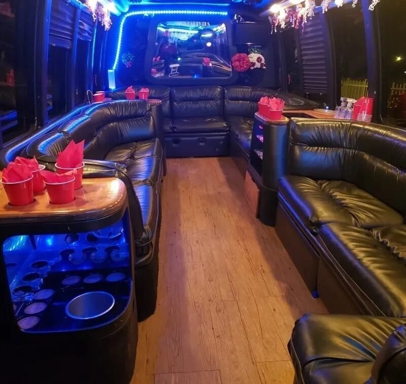 15 Passengers Party Bus Rental Princess Monica